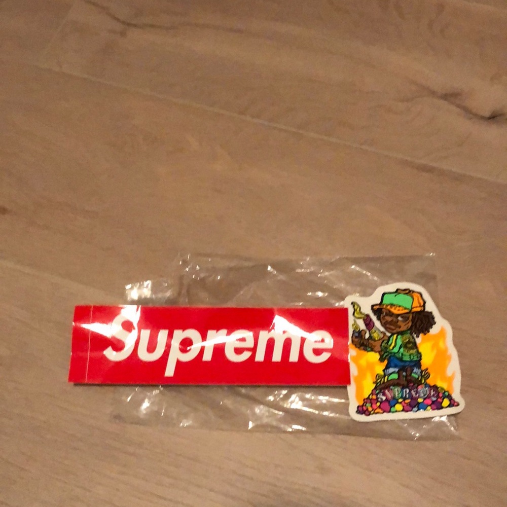 Supreme limited stickers